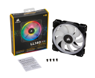 Corsair LL140 RGB LED Static Pressure PWM 140 mm - 398975 - zdjęcie 4